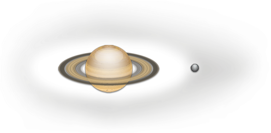 Enceladus - Planet (915x449), Png Download