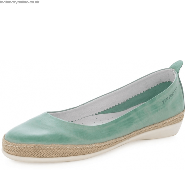 Women's Ten Points Tilde Green - Slip-on Shoe (600x750), Png Download