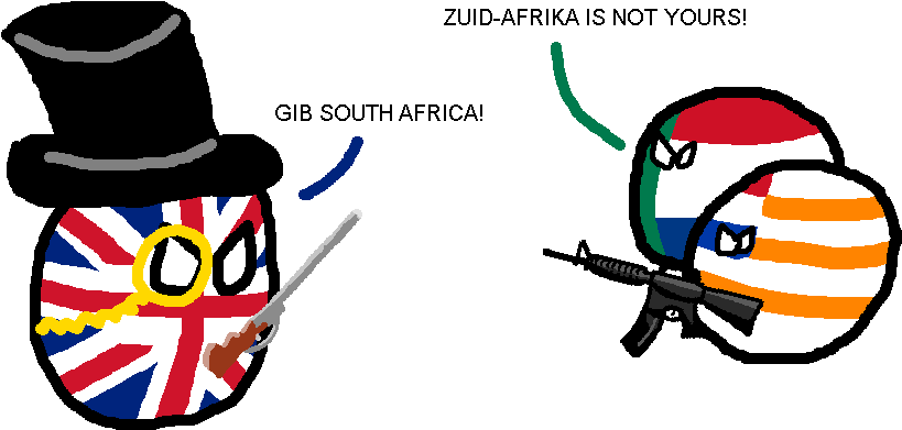 Transparent Library Boer Wars Polandball Wiki - Second Boer War (878x500), Png Download