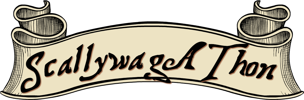 Scallywagathon Banner - Love R (1161x477), Png Download