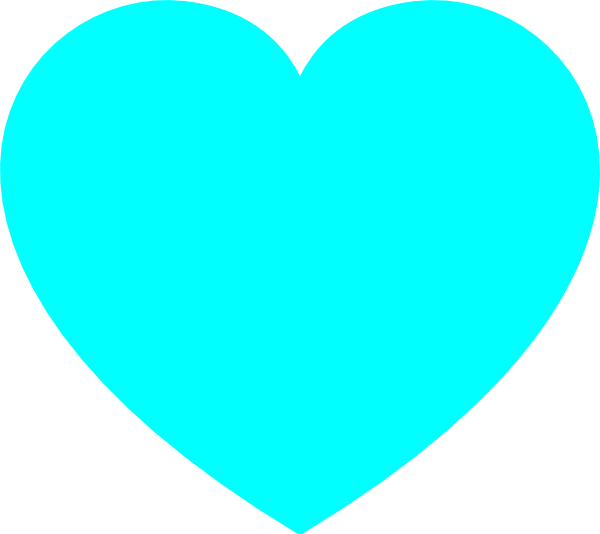 Tiffany - Light Blue Love Heart (600x534), Png Download