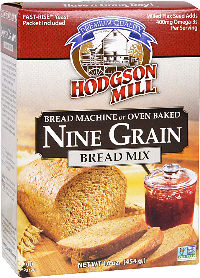 Nine Grain Bread Mix - Milled Flaxseed (1000x1000), Png Download
