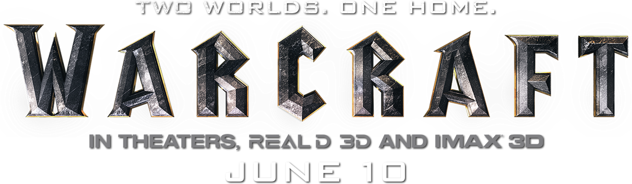 Movie Real 3d & Imax 3d - Logo Warcraft Png (1285x400), Png Download