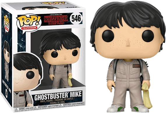 *each Of The Individual Pop Vinyl Figures Must Be Preordered - Funko Pop Ghostbuster Mike (600x600), Png Download