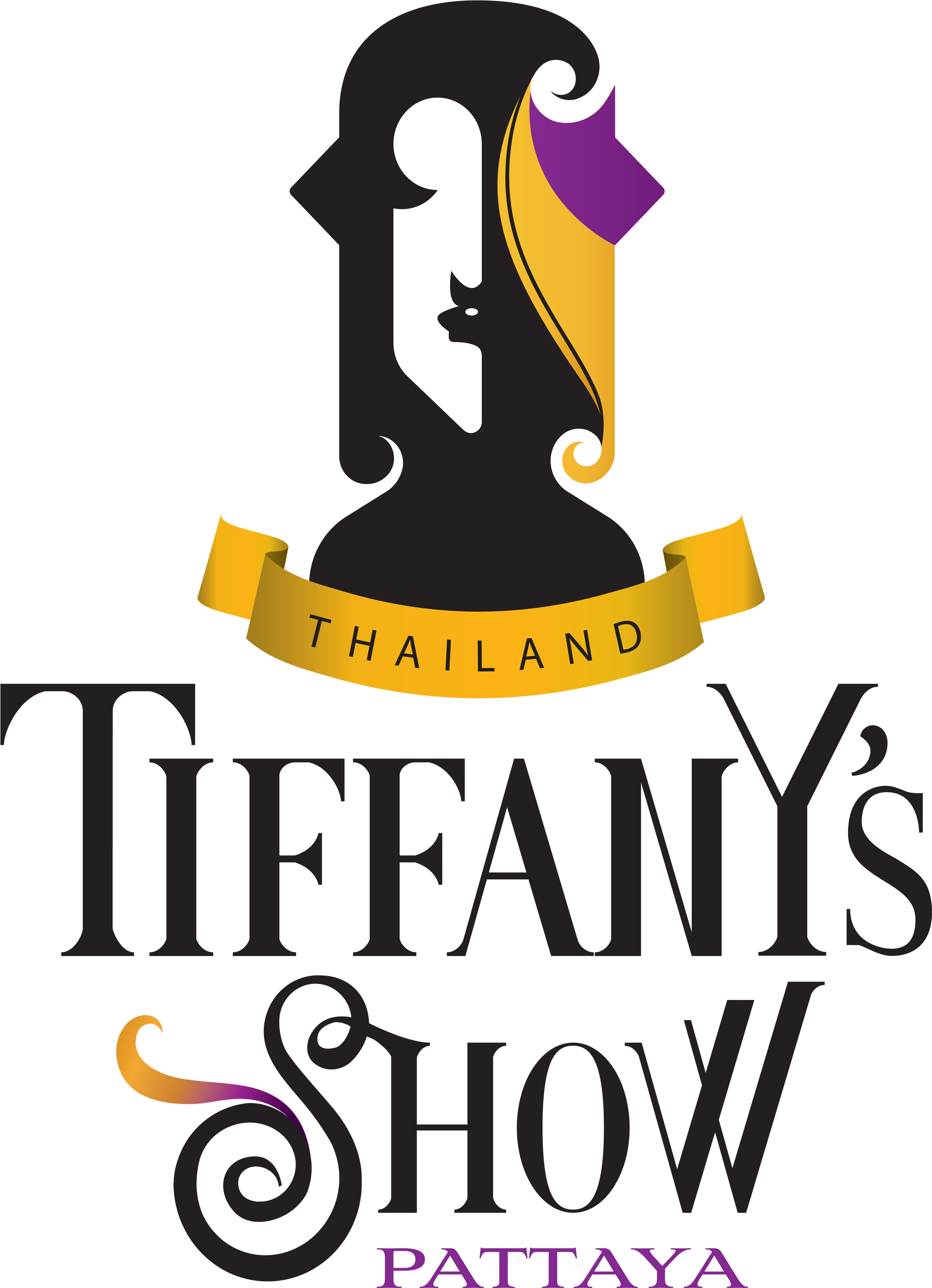 Tiffany's Show Pattaya Logo - Tiffany Show Pattaya Logo (3413x4717), Png Download