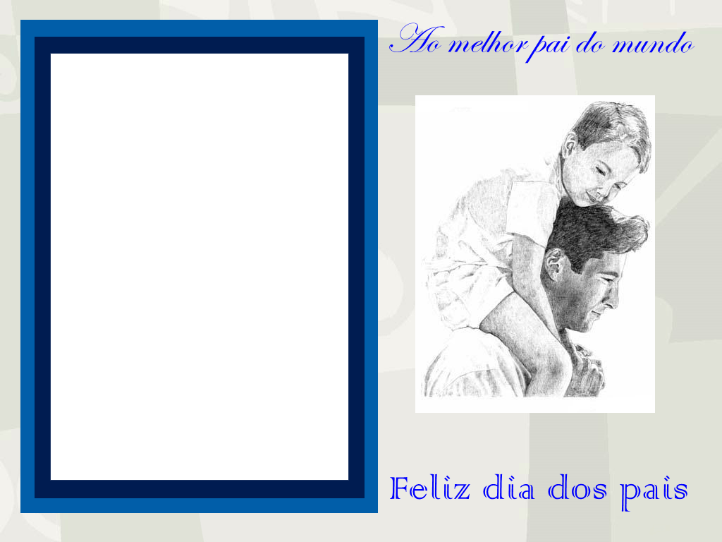 Moldura Dia Dos Pais Png - Moldura Para 2 Fotos Dia Dos Pais (1024x768), Png Download