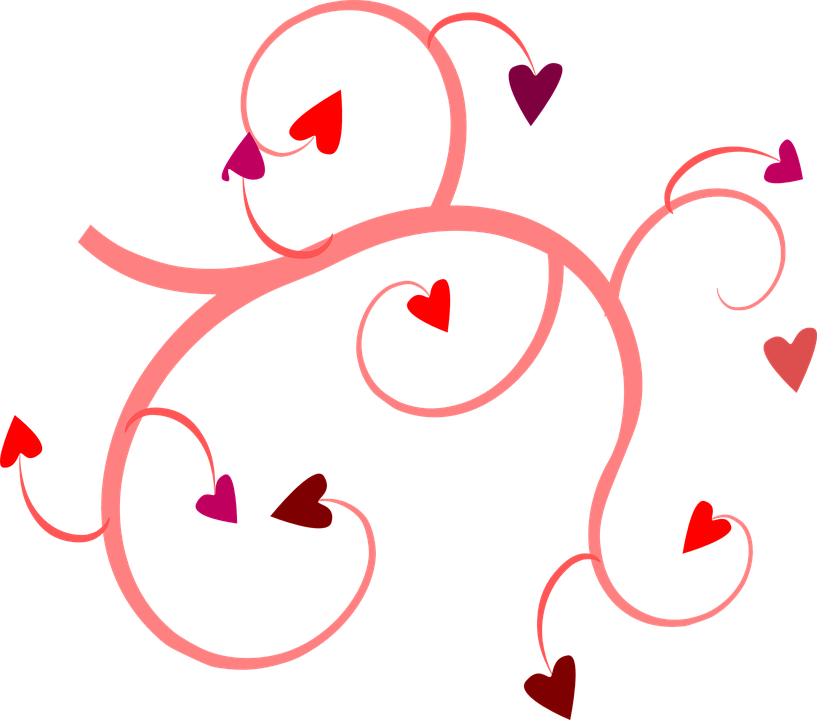 Vine Vector Graphics - Vectores Corazones Rojos Png (817x720), Png Download