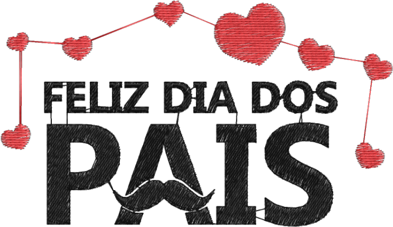 Matriz De Bordado Feliz Dia Dos Pais - Feliz Dia Dos Pais Gravata Png (800x800), Png Download