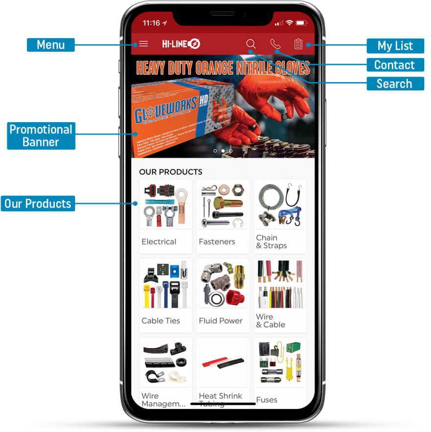 Menu Tapping On The Menu Icon Will Make The Menu Sidebar - Iphone (1024x883), Png Download