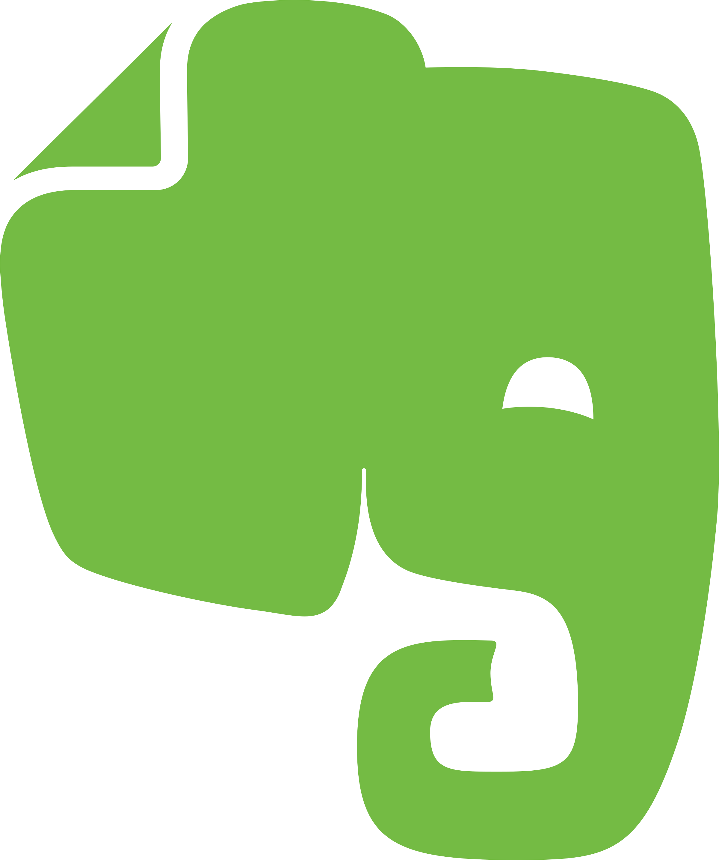 Evernote Icon Logo Png Transparent - Evernote Icon Png (2400x2868), Png Download