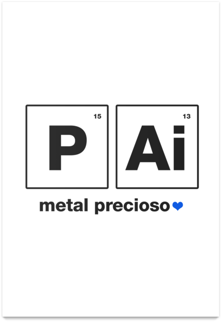 Poster Pai Metal Precioso De Plano B Estampasna - Father (800x800), Png Download