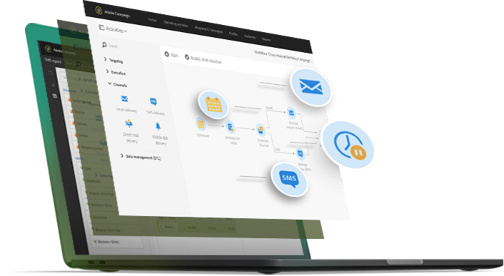 Adobe Campaign & Analytics Workflow (706x387), Png Download