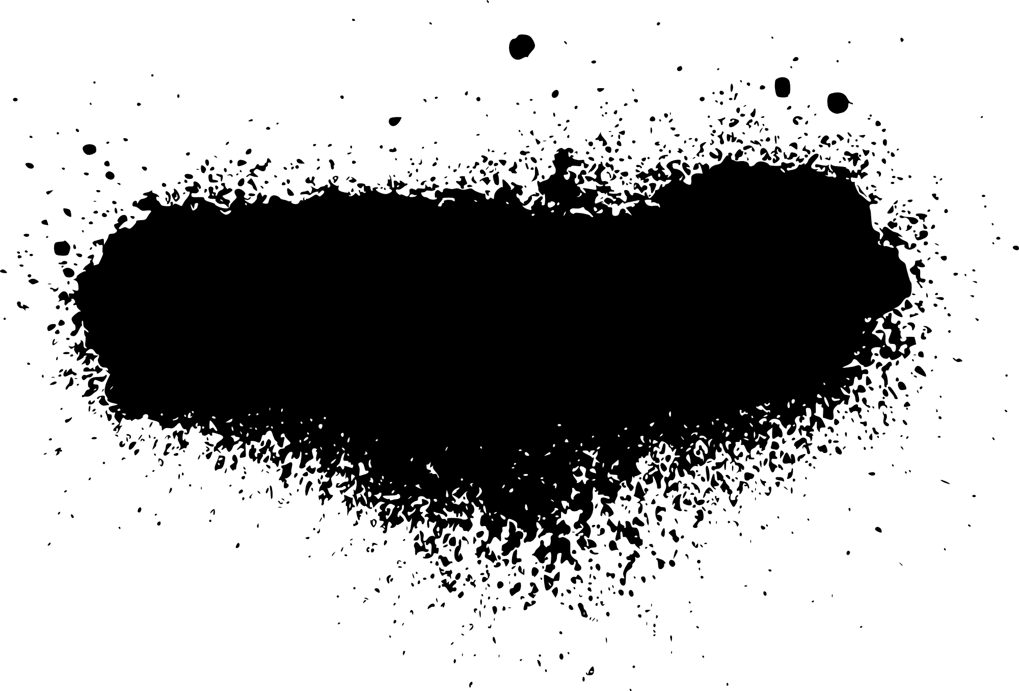 Transparent Grunge Texture Png Download - Aerosol Paint (2000x1356), Png Download