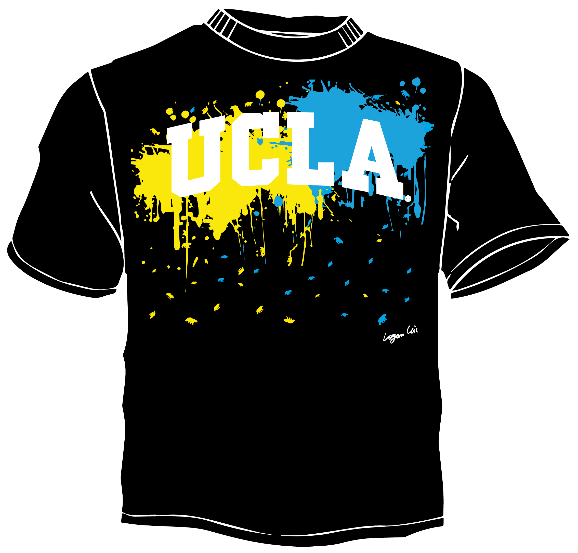 Splatter Shirt Designs - Paint Splatters (2268x2168), Png Download