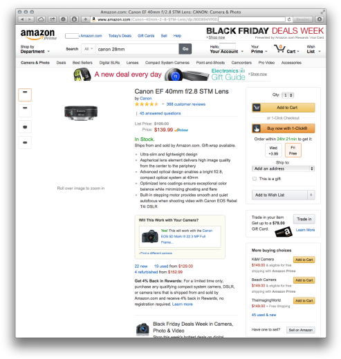 When Browsing Camera Lenses, A Box Automatically Displays - Plaza De San Marcos (500x527), Png Download