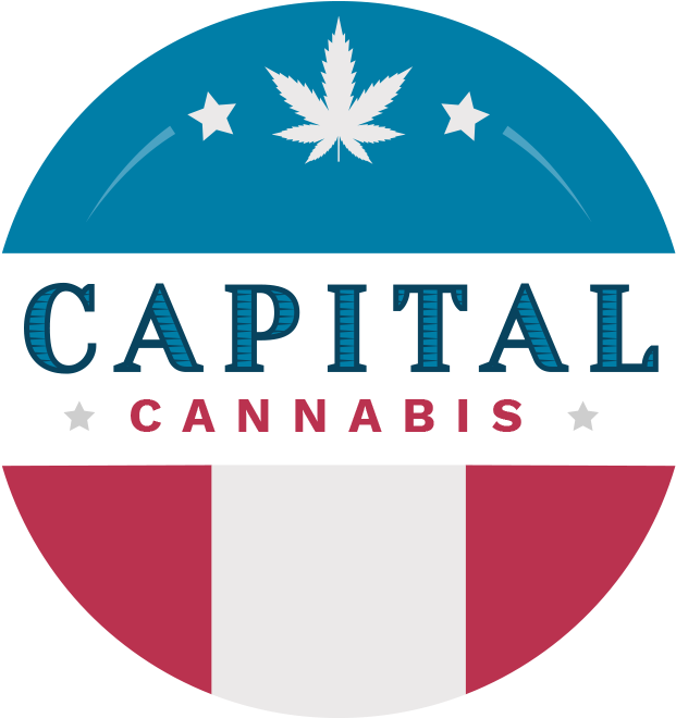 13 Sep Capital Cannabis Case Study American Flag Logo - Emblem (1142x659), Png Download