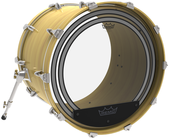 Powersonic® Clear Image - Remo Powerstroke Pro Bass (600x600), Png Download