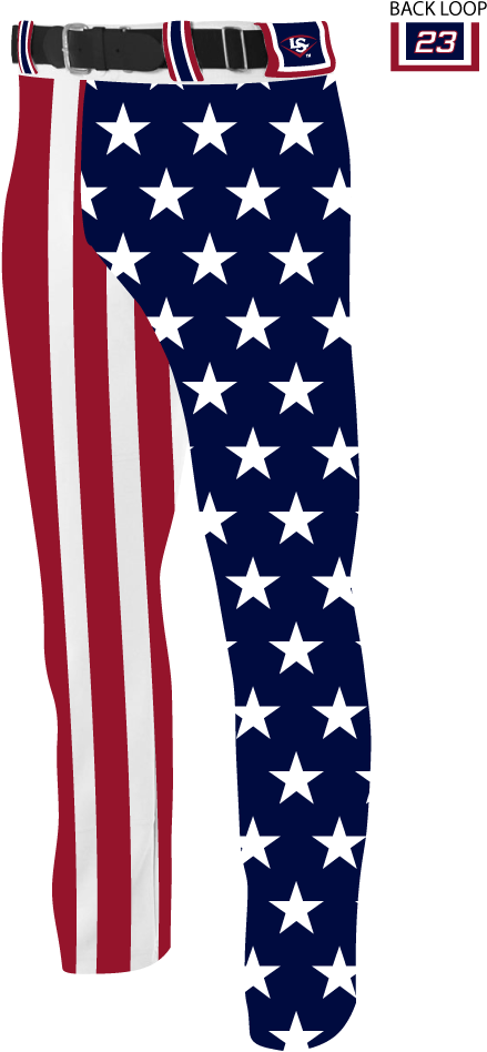 American Flag Baseball Pants (1000x1000), Png Download