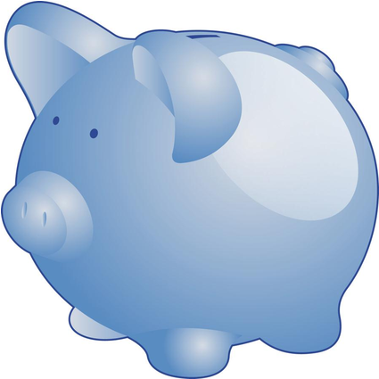 Children Will Manipulate A Graphic Icon And Try To - Blue Piggy Bank Transparent (615x424), Png Download