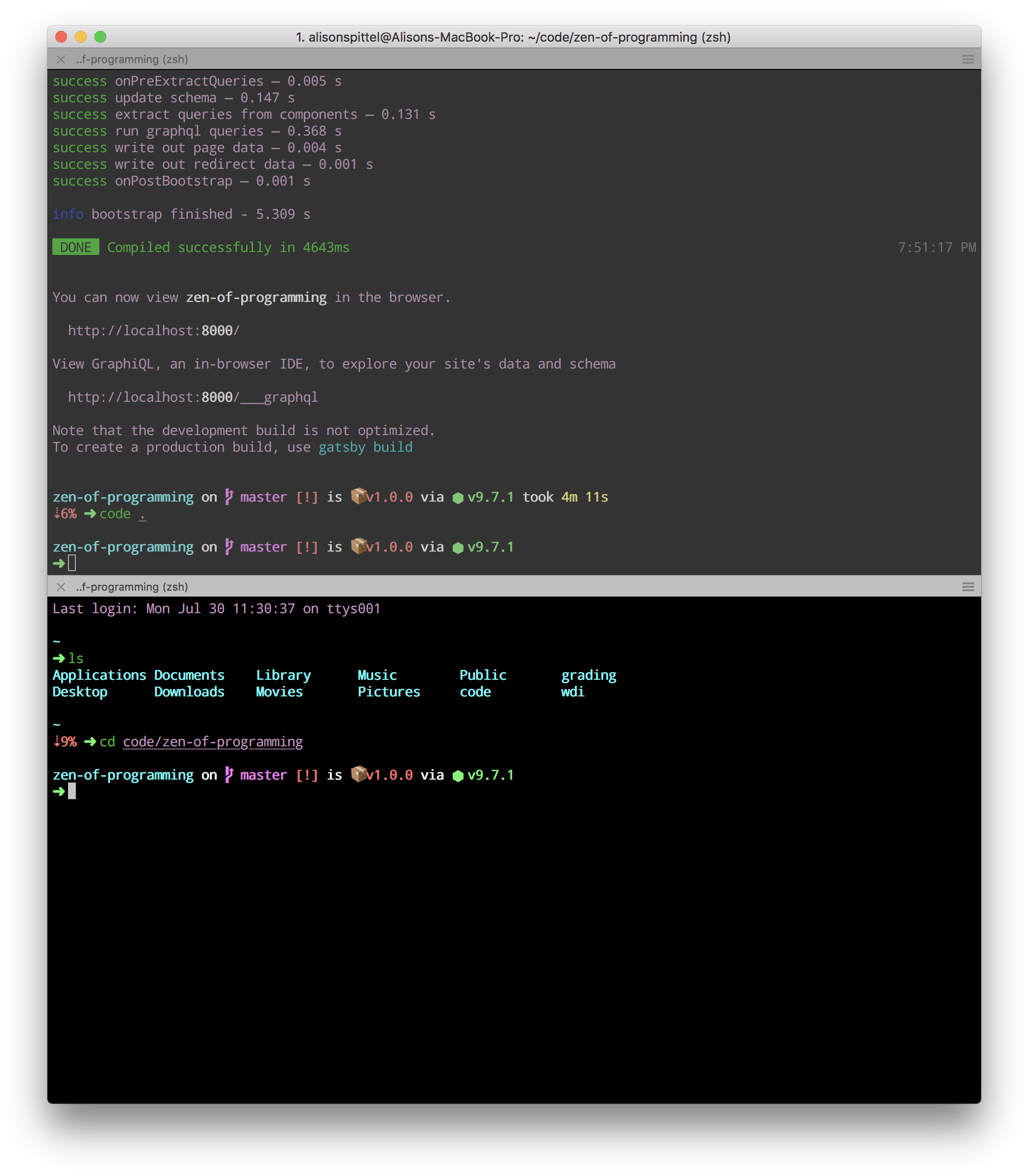My Terminal - Iterm2 (2132x2426), Png Download