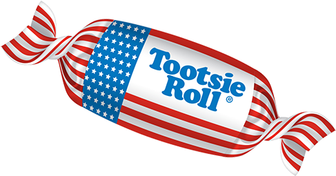 American Flag Tootsie Roll Midgees - Tootsie Roll (500x500), Png Download