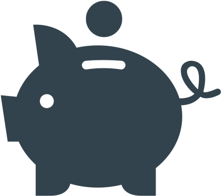 Point Service Promise/cost Estimate - Blue Piggy Bank Icon (960x540), Png Download