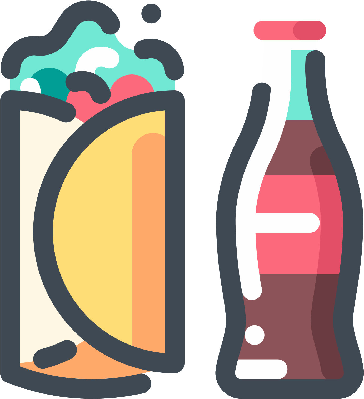 Street Food Icon - Food (1600x1600), Png Download