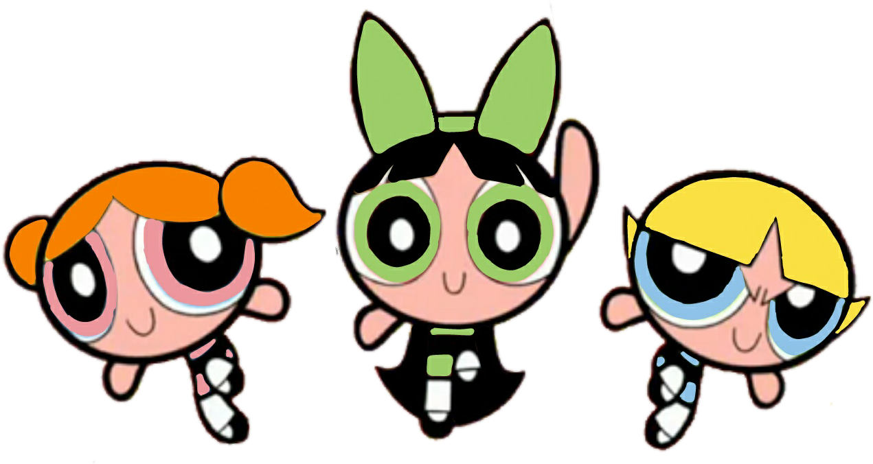Powerpuff Girls Incorrect Color 1 - Dibujos De Las Chicas Superpoderosas Para Colorear (1385x756), Png Download