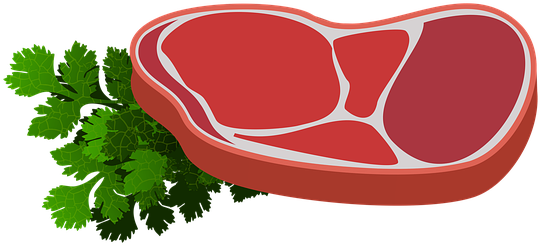 Vector Illustration Of Poultry And Meat Product Food - Meat Vector Png (661x340), Png Download