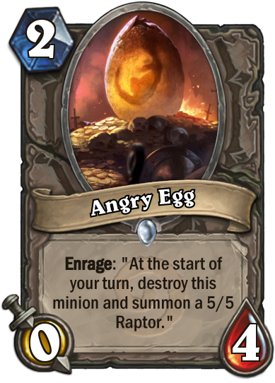 Be Careful Not To Touch It Too Much - Hearthstone 6 10 (400x543), Png Download