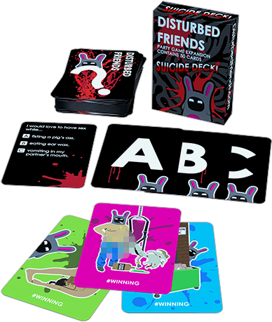 Suicide Deck Disturbed Friends (500x500), Png Download