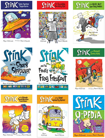 Megan Mcdonald - Stink - Stink And The Shark Sleepover By Megan Mcdonald (436x518), Png Download