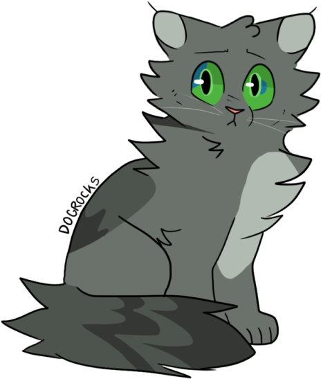 Cat Yawns (500x569), Png Download