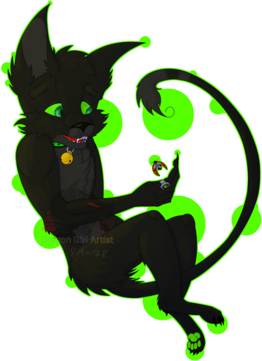 Cute Tumblr Small Devil Cat Anime Png Cute Tumblr Small - Anime (540x717), Png Download