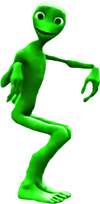 Green Alien - Dame Tu Cosita Background (547x768), Png Download