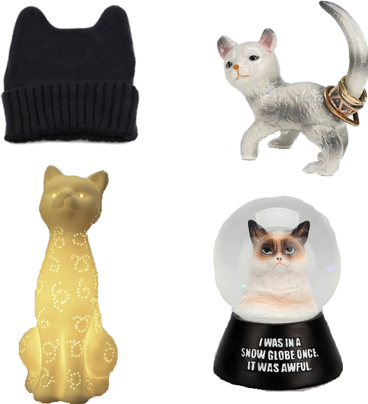 Here's For The Cat Lovers Out There, A - Gift (579x600), Png Download