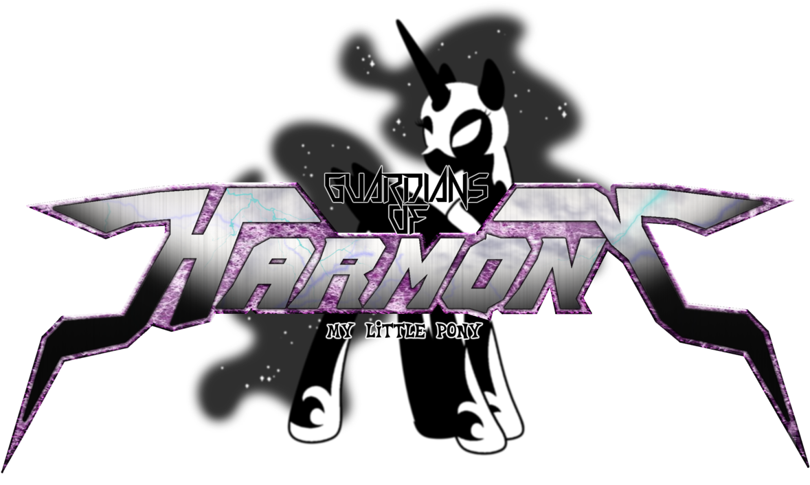 #1086643 - Artist - Adammasterart, Artist - Stabzor, - Mlp Guardians Of Harmony Logo (1280x766), Png Download