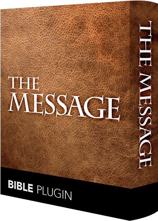 The Message: The Bible In Contemporary Language (587x800), Png Download