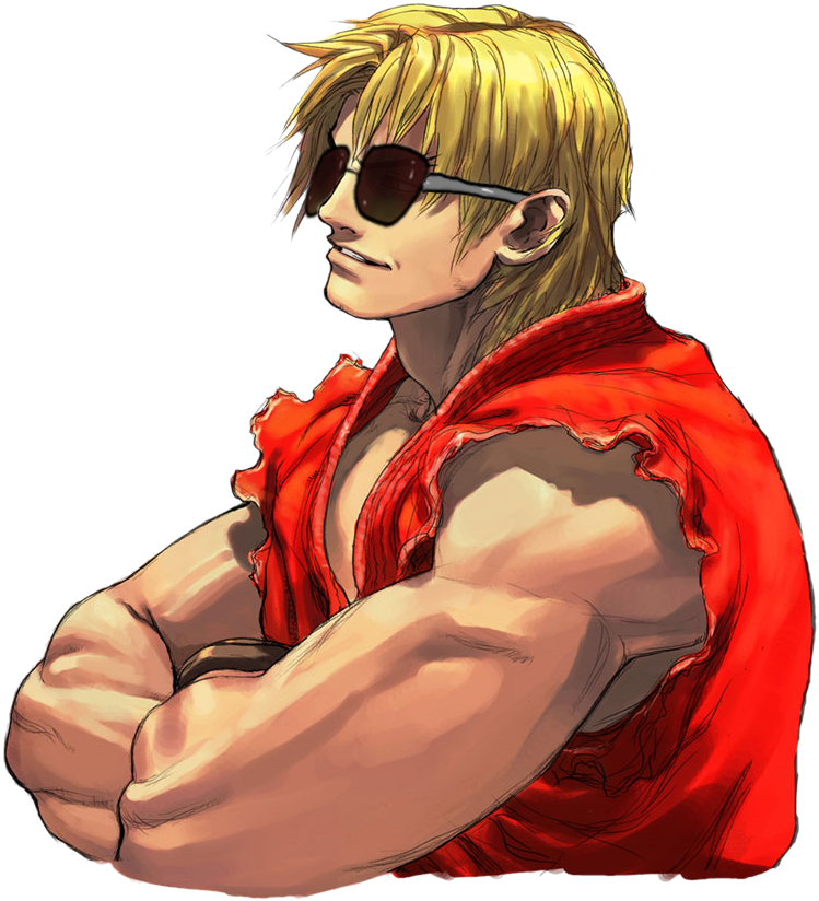 Street Fighter Iii - Ken Street Fighter Art (780x850), Png Download