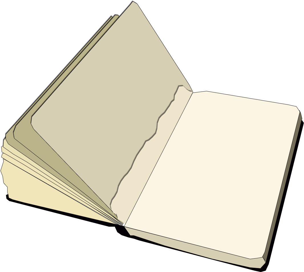 Missing Page - Book With Missing Page (1200x1000), Png Download