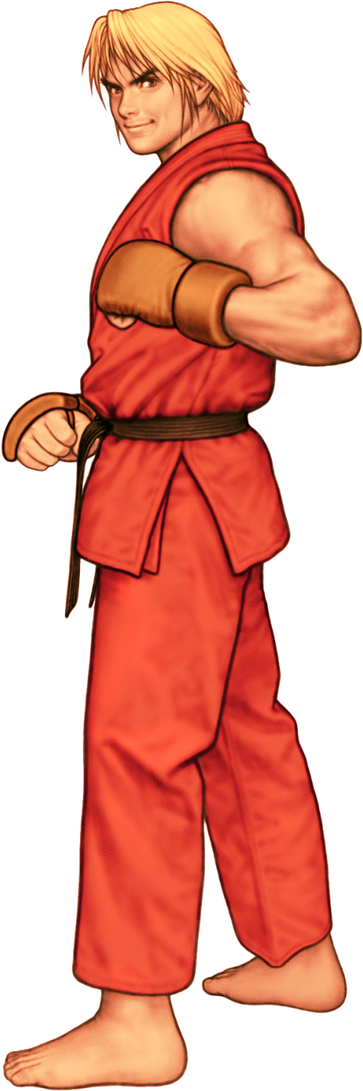 Ken - Street Fighter - Ken Masters Capcom Vs Snk2 (758x1600), Png Download