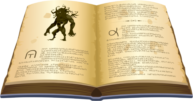 Book Of Prophecies Page B Khx - Kingdom Hearts The Book Of Prophecies (640x337), Png Download