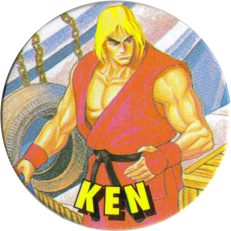 Kuroczik Floppy > Street Fighter Ii 31-ken - Ken Masters (500x500), Png Download