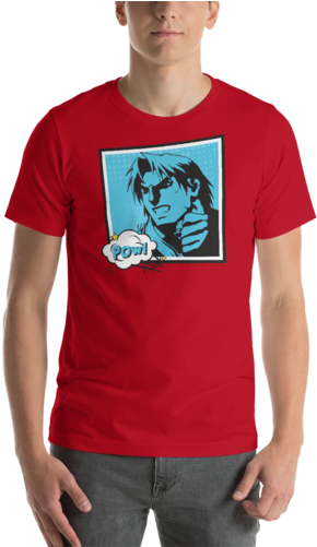 Street Fighter Ken Novelty Short Sleeve Unisex T Shirt - T-shirt (500x500), Png Download