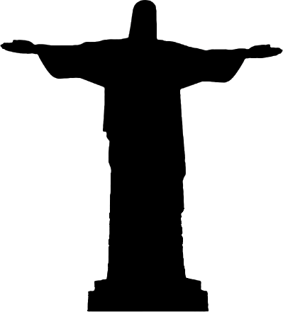 Leaning Tower Of Pisa Cristo Redentor - Christ The Redeemer (399x440), Png Download