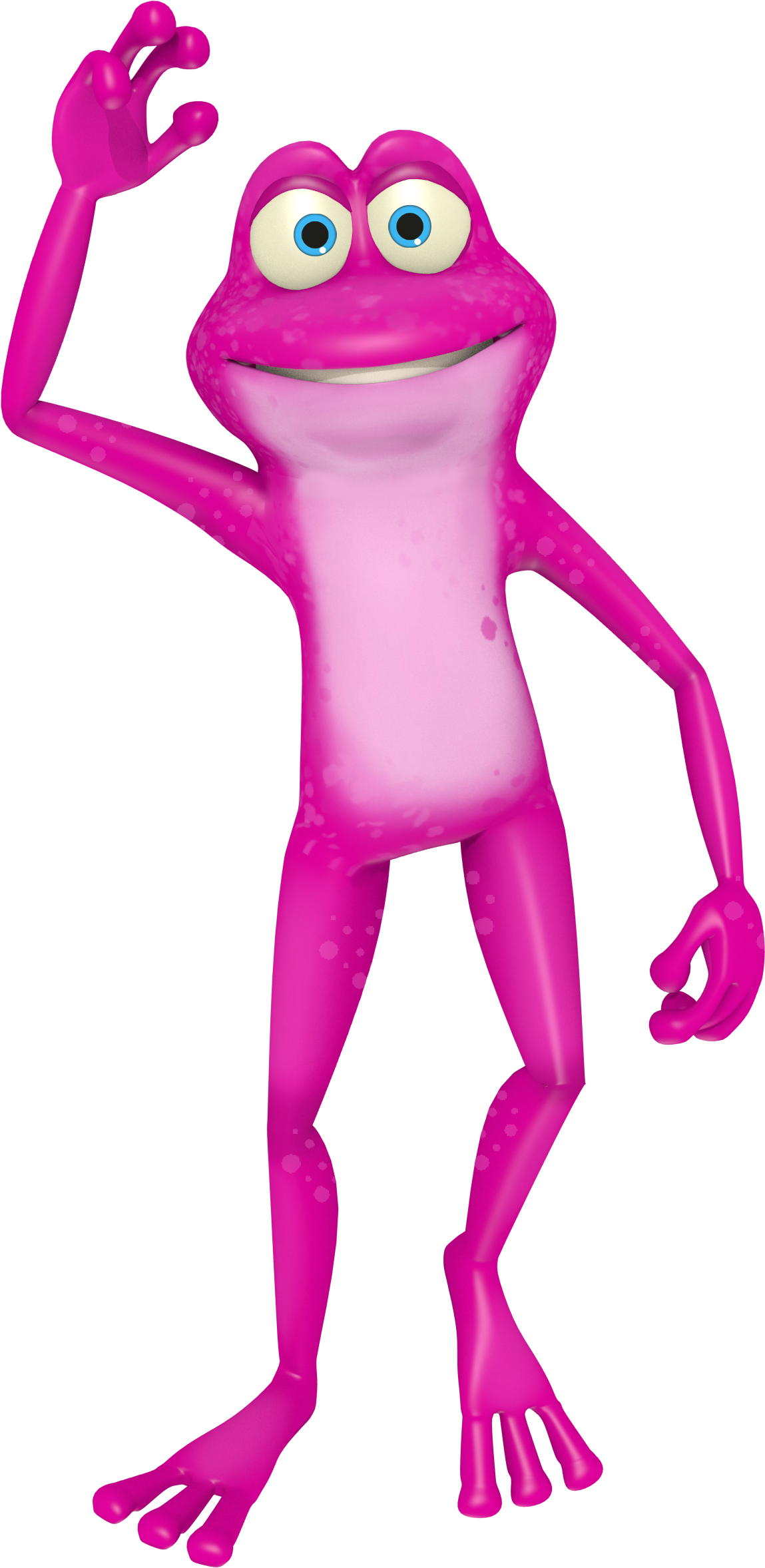 Call 1-844 Get Frog - Pink Frog (1794x2524), Png Download