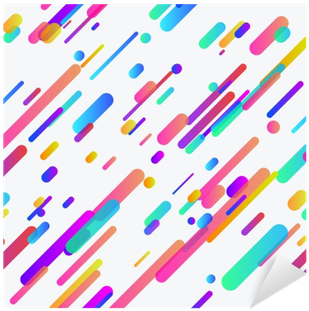 Trendy Colorful Neon Lines Seamless Background Template - Plagaty Vzory (400x400), Png Download