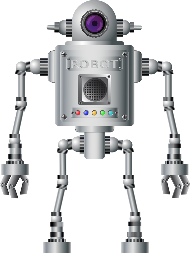 Space - Robot (767x1024), Png Download