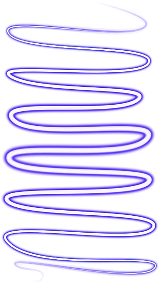 Swirls Purple Neon Glow Lines Aesthetic Tumblr Edits - Oval (1024x1024), Png Download