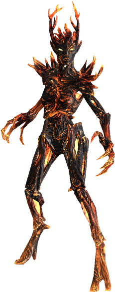 Burntspriggan - Burnt Spriggan Elder Scrolls (251x600), Png Download